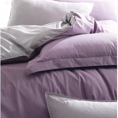 Dviejų antklodžių patalynės komplektas MARIE CLAIRE KENDY Lilac 2*160x220, 7 dalys