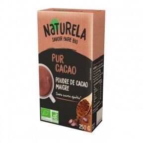 Ekologiška kakava be cukraus NATURELA, 250 g
