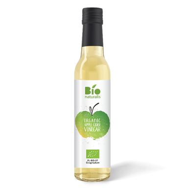 Ekologiškas obuolių sidro actas BIONATURALIS, 250 ml