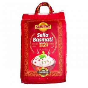 Ilgagrūdžiai BASMATI ryžiai SUNTAT PREMIUM 1121, 5 kg