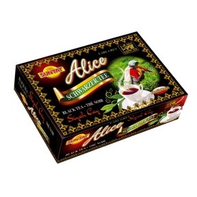 Juod. arbata "Alice" Earl Grey SUNTAT, 100 x 3 g