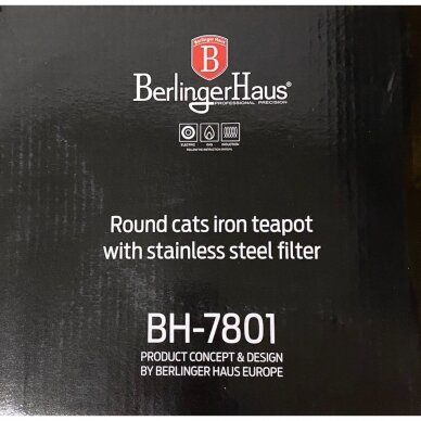 Ketaus arbatinukas „BerlingerHaus“ 1,2L | BH/7801