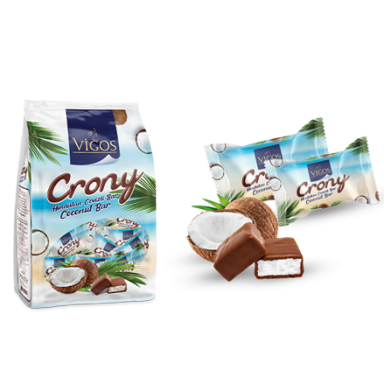 Kokosiniai batonėliai Crony, 500g Kokosiniai batonėliai Crony, 500g