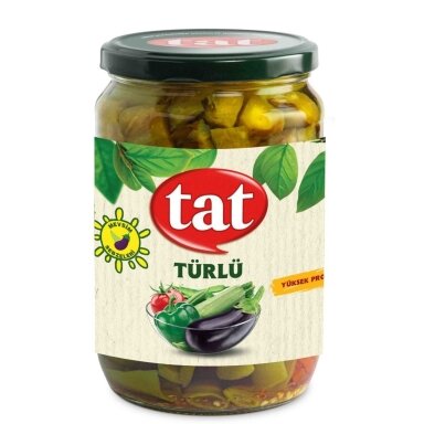 Konservuotos įvairios daržovės TAT, 660g Konservuotos įvairios daržovės TAT, 660g