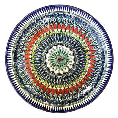 Leganas plovui (uzbekiška lėkštė) Rištan skersmuo 34 cm