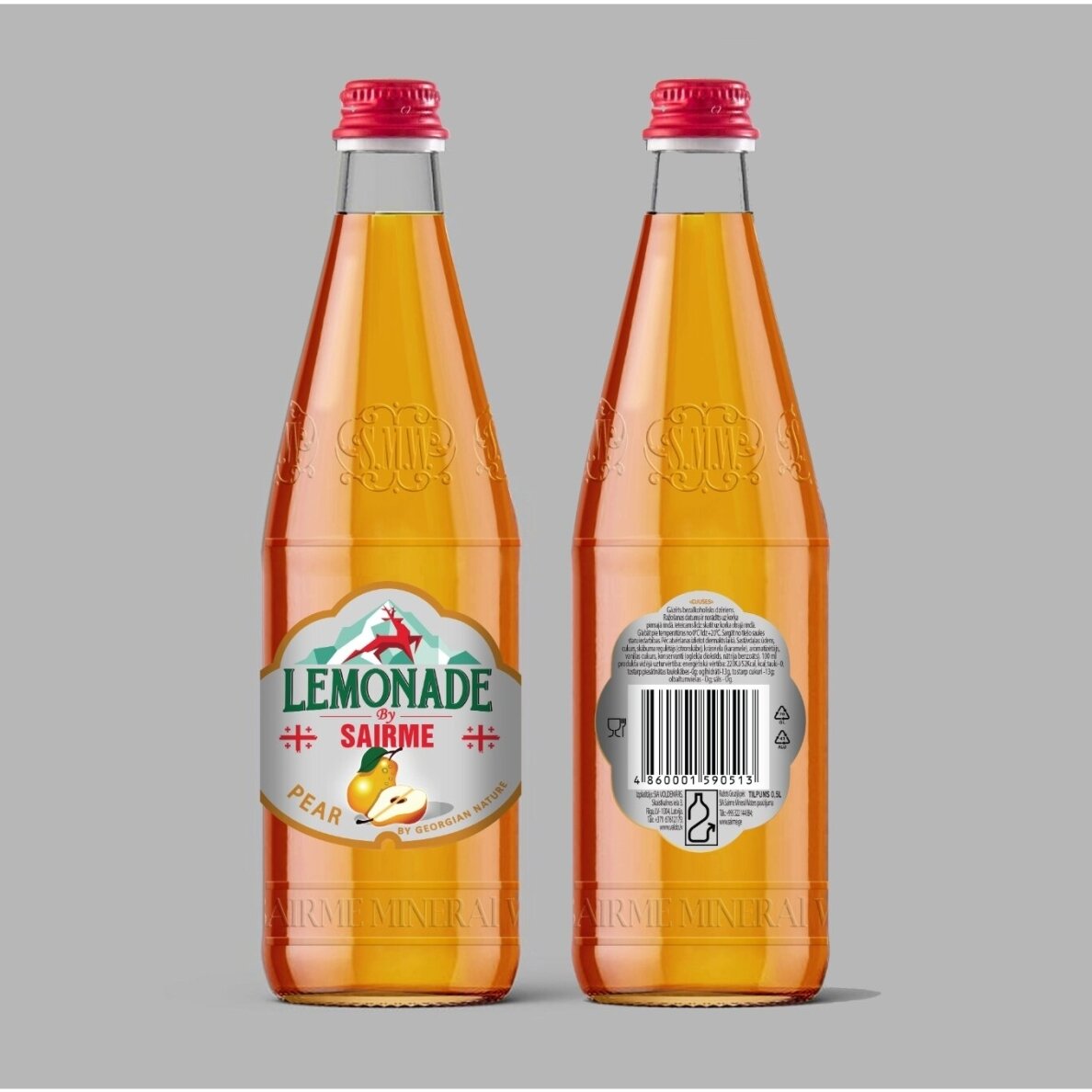 Limonadas SAIRME kriaušių skonio, 500 ml