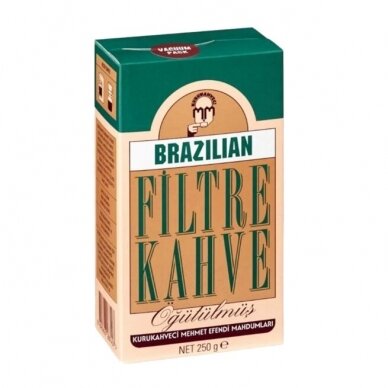 Malta kava BRAZILIAN FILTER COFFEE KURUKAHVECI MEHMET EFENDI, 250 g