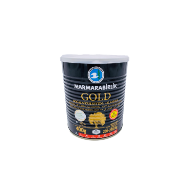 Natūralios marinuotos juodosios alyvuogės MARMARABIRLIK GOLD, 800 g