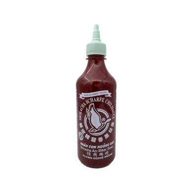 Padažas "Sriracha" aštrus be glutamato FLYING GOOSE, 455 ml