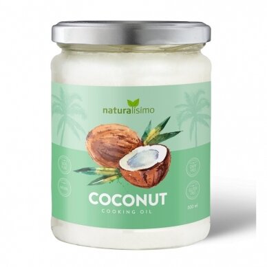 Rafinuotas kokosų aliejus NATURALISIMO, 500 ml