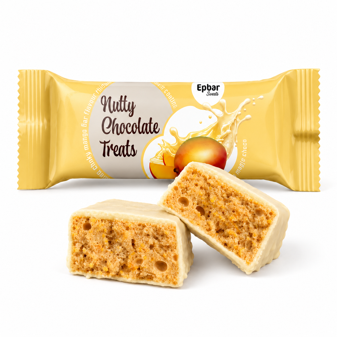 Šokoladukas CRUNCHY MANGO Epbar, 25 g Šokoladukas CRUNCHY MANGO Epbar, 25 g