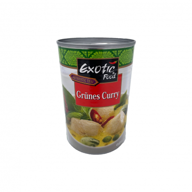 Žaliojo kario ruošinys sriubai, troškiniams EXOTIC FOOD, 400 ml